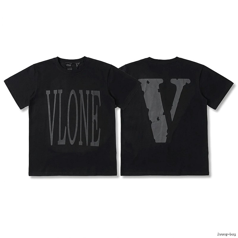 Vlone minimalist style black T-shirt