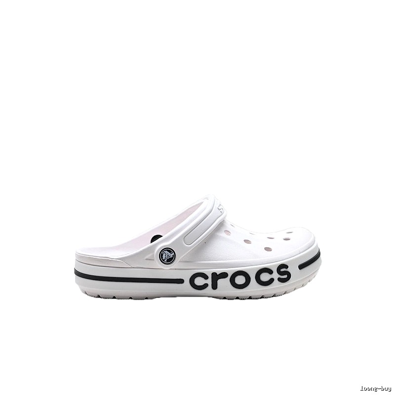 White trendy style of Crocs clogs